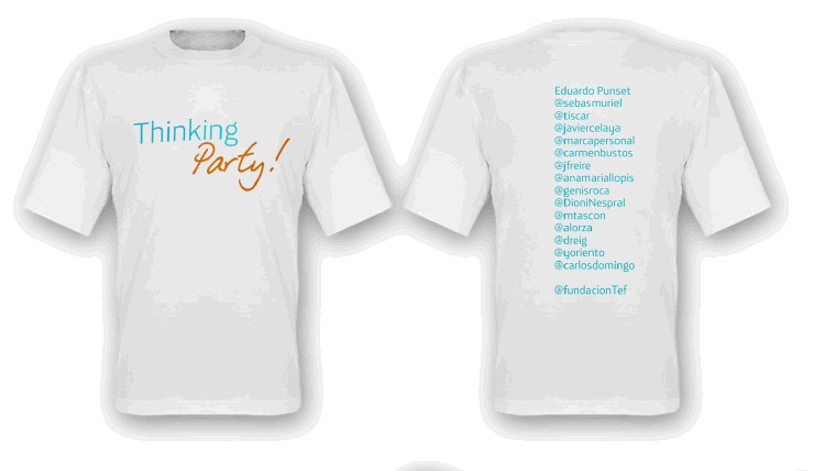 camiseta thinking party