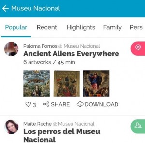 unique visitors app art