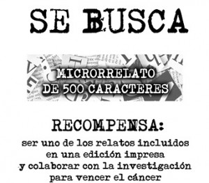 poster microrrelatos se busca